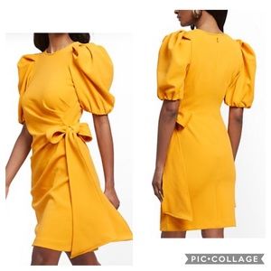 NY&CO yellow/gold sophisticated dress